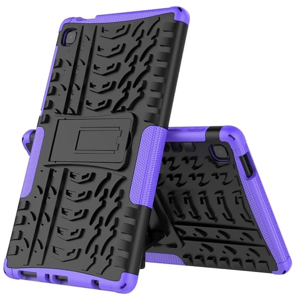 Dækmønster kickstand-etui til Samsung Galaxy Tab A7 Lite - Lilla Purple