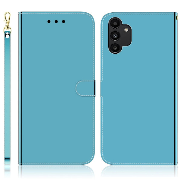 Mirror Samsung Galaxy A13 4G Flippetui - Blå Blue
