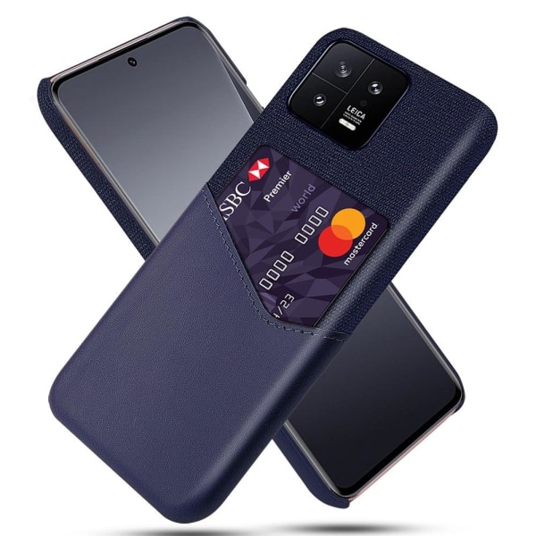 Bofink Xiaomi 13 Card Suojakuori - Sininen Blue