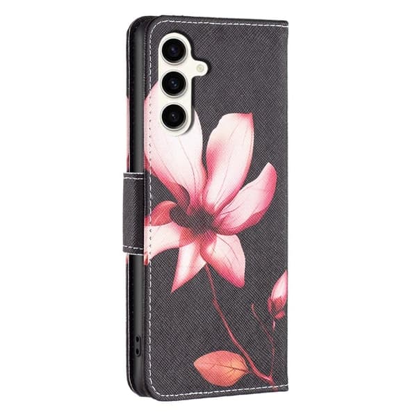 Wonderland Samsung Galaxy S23 Fe Flip Etui - Lyserød Blomst Pink