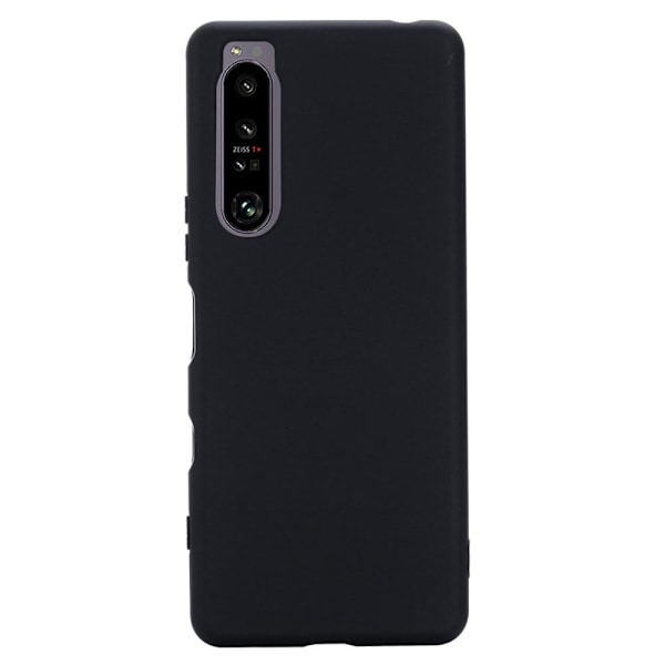 Matte Liquid Sony Xperia 1 IV silikone cover - Sort Black