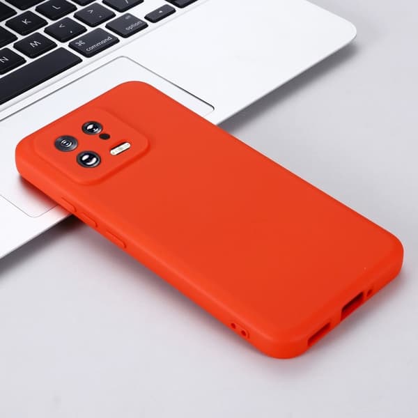 Matte Liquid silikone cover til Xiaomi 13 - Rød Red