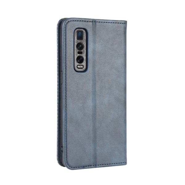 Bofink Vintage Oppo Find X2 Pro Etui - Blå Blue