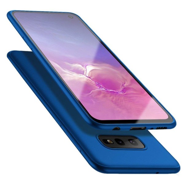 X-LEVEL Samsung Galaxy S10e mat etui - Blå Blue