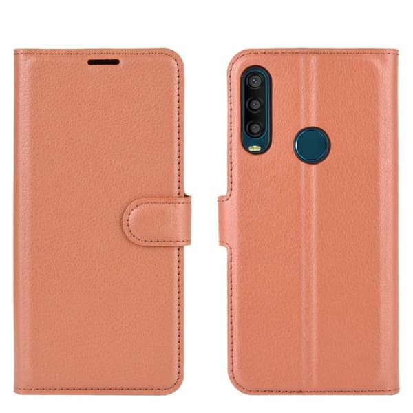 Classic Alcatel 1S (2020) flip kuoret - Ruskea Brown
