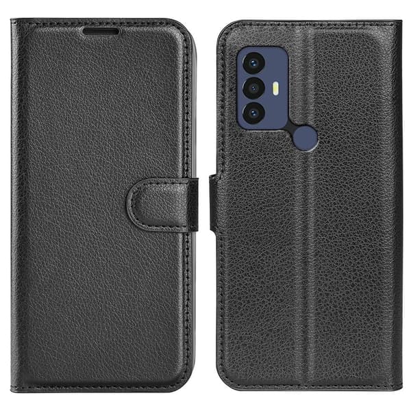 Classic Tcl 306 / 305 / 30e / 30se Flippetui - Svart Black