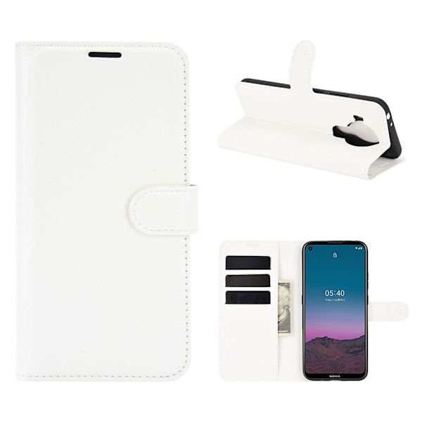 Classic Nokia 5.4 Flip Etui - Hvid White