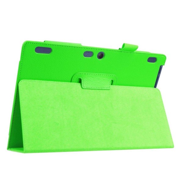 Lenovo Tab 10 TB-X103F litchi skin leather flip case - Green Green