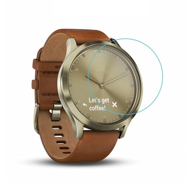 Garmin Vivomove HR skärmskydd tempererat glas explosionssäker Svart