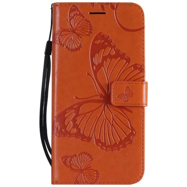 Butterfly iPhone Xs Max Læderetui - Orange Orange