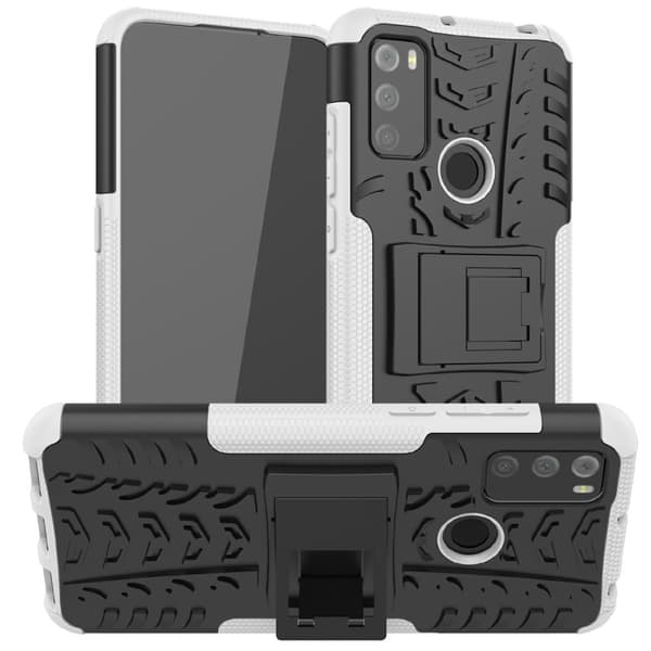 Offroad Etui Alcatel 3l (2021) - Hvid White