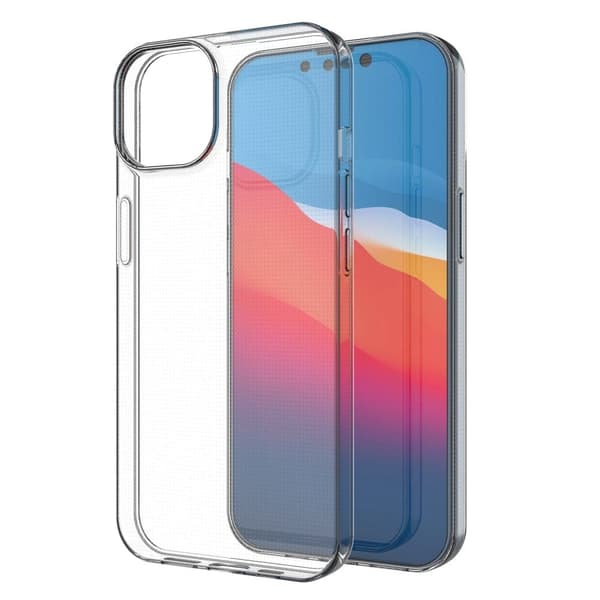 Ultratynt, gjennomsiktig etui for iPhone 14 Transparent