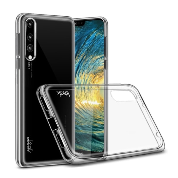 IMAK Huawei P20 Pro mobilskal TPU material skyddande kristallklart 0.7mm Transparent