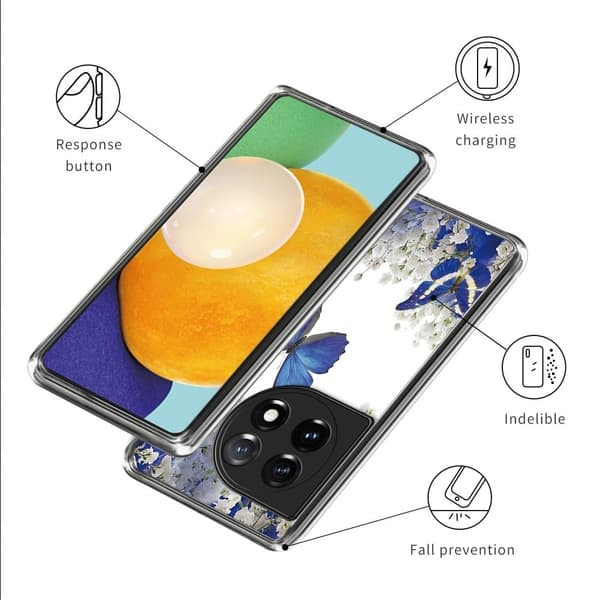 Deco OnePlus Ace 3 / OnePlus 12R cover - Style A Blue