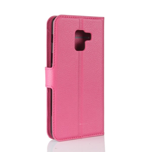 Samsung Galaxy A8 (2018) Snyggt enfärgat fodral - Rosa Rosa
