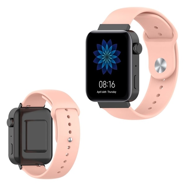 Xiaomi Mi Watch solid farve silikone Urrem - Lyserød Pink