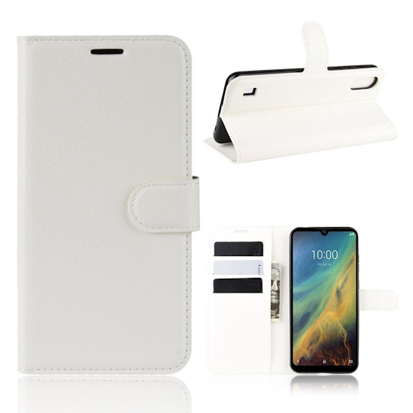 Classic ZTE Blade A5 (2020) fodral - Vit Vit
