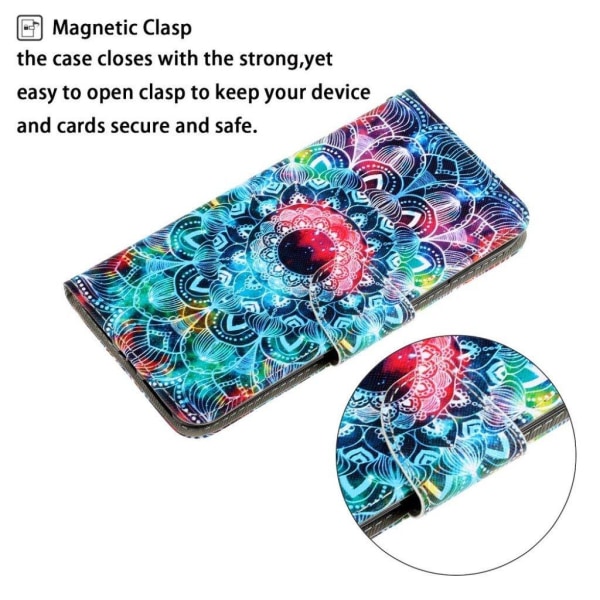 Wonderland Samsung Galaxy Note 20 kotelot - Mandala Kukka Multicolor