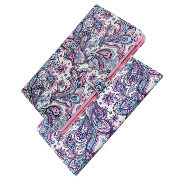 iPad Mini (2019) light spot décor leather case - Paisley Flower Multicolor