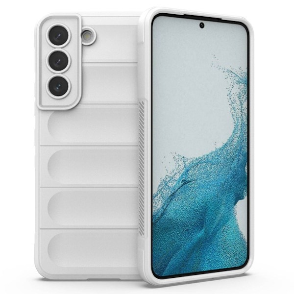 Blødt grebsformet cover til Samsung Galaxy S22 Plus - Hvid White