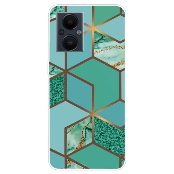 Marble OnePlus Nord N20 5G Etui - Teal Klinkekule Tile Green