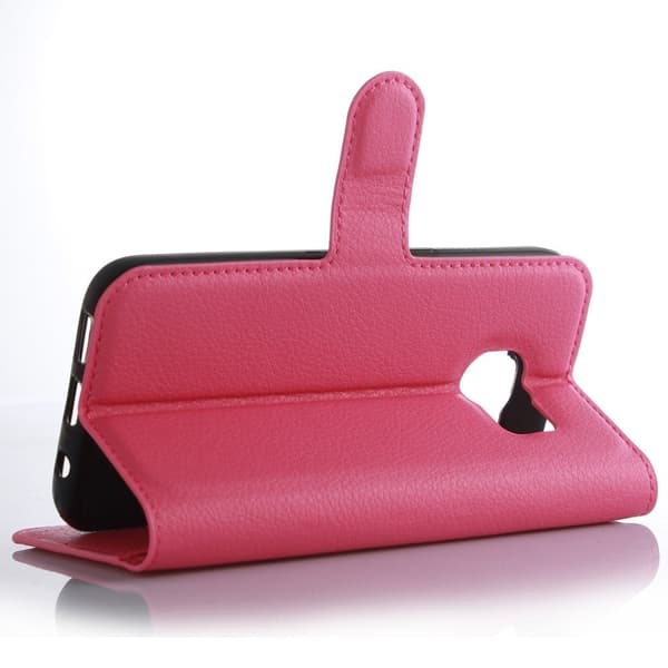 Klassisk Samsung Galaxy S7 Flip Etui - Rose Pink