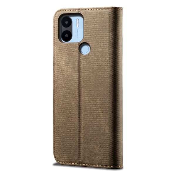 Jeans Xiaomi Poco C50 Flip Etui - Khaki Brown