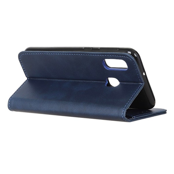 Samsung Galaxy A20e split lædercover - blå Blue