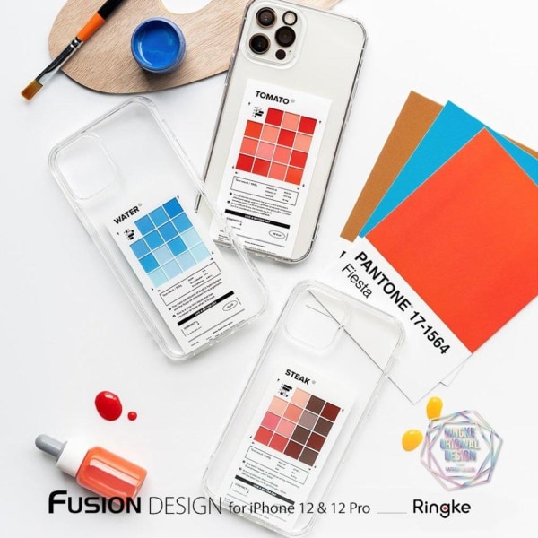 Ringke FUSION DESIGN - iPhone 12 / 12 Pro - Steak Transparent