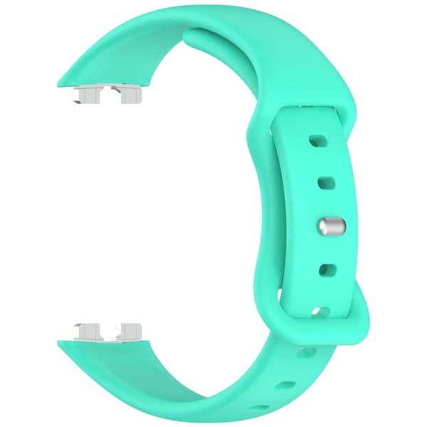 Silicone Watch Strap Huawei Band 10 Butterfly Buckle Adjustable Replacement Band - Dark Blue Green