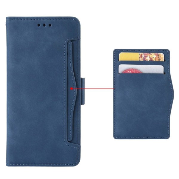 Modernt Nokia G60 fodral med plånbok - Blå Blå