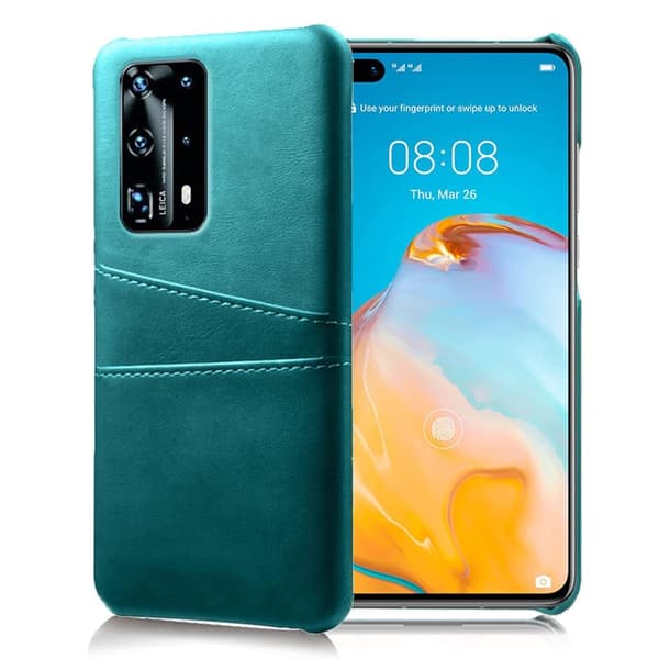 Dual Card case - Huawei P40 - Baby Blå Blue