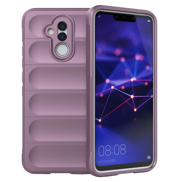 Mjukt greppformat Huawei Mate 20 Lite skal - Lila Lila