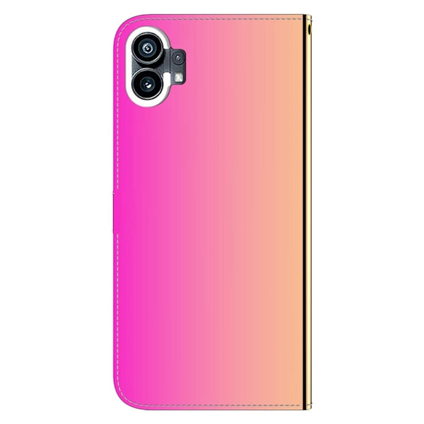Mirror Nothing Phone (1) Flip Etui - Rose Pink