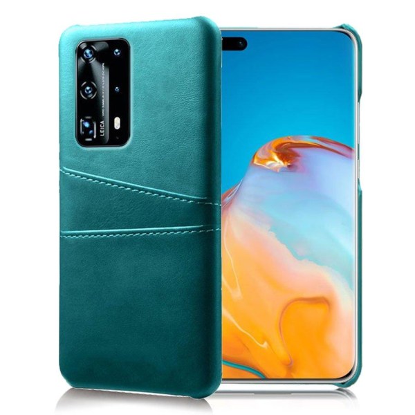 Huawei P40 Pro skal med korthållare - Grön Grön