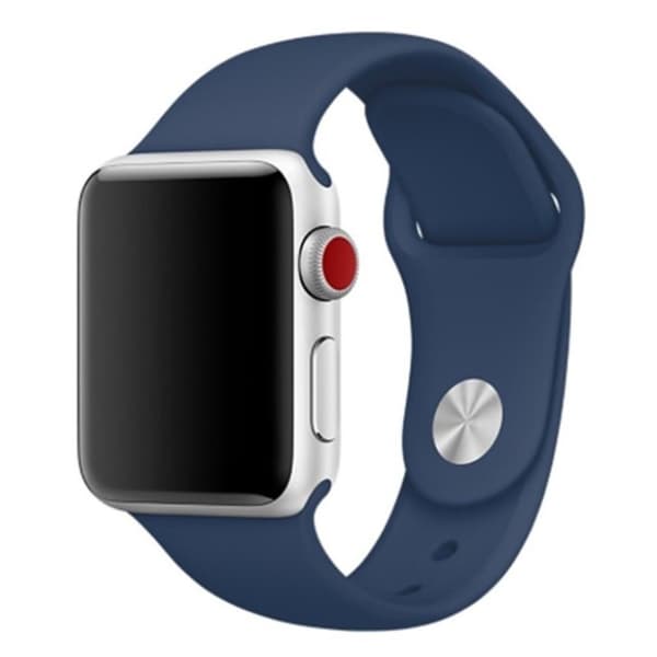 Apple Watch Series 4 40mm fleksibel silikone Urrem - Mørk Light Blue