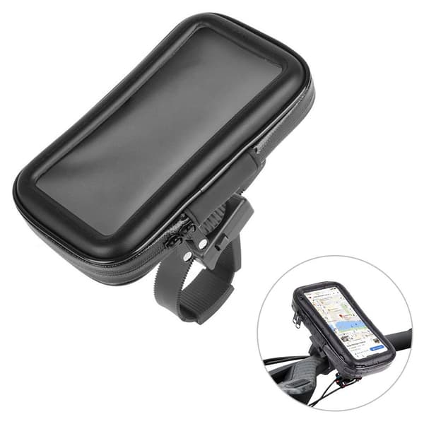 6.3inch Universal cykelstyrholder EVA telefonholder - Størrelse: Xl Black