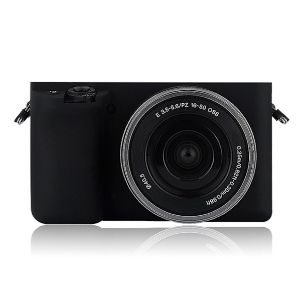 Sony Alpha A6300/A6000 fleksibel blød silikone etui - Sort Black