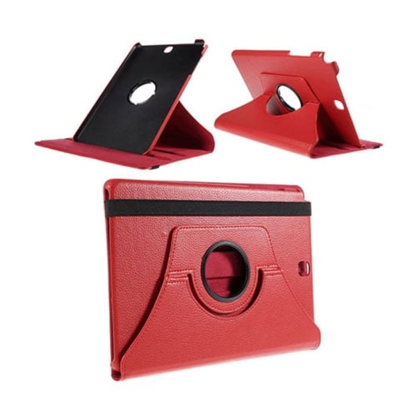 Jessen Samsung Galaxy Tab A 9.7 Kääntyvä Nahkakotelo Standillä - Punainen Red