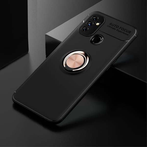 Ringo etui - OnePlus Nord N100 - sort / rødguld Black