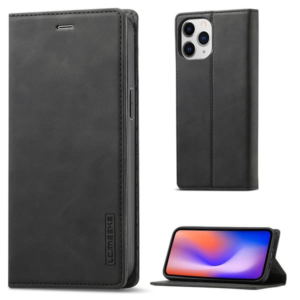 LC.IMEEKE iPhone 13 Pro Max flip etui - Sort Black