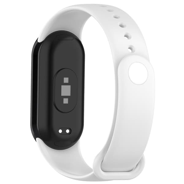 Xiaomi Smart Band 8 enkel silikonrem - Vit Vit