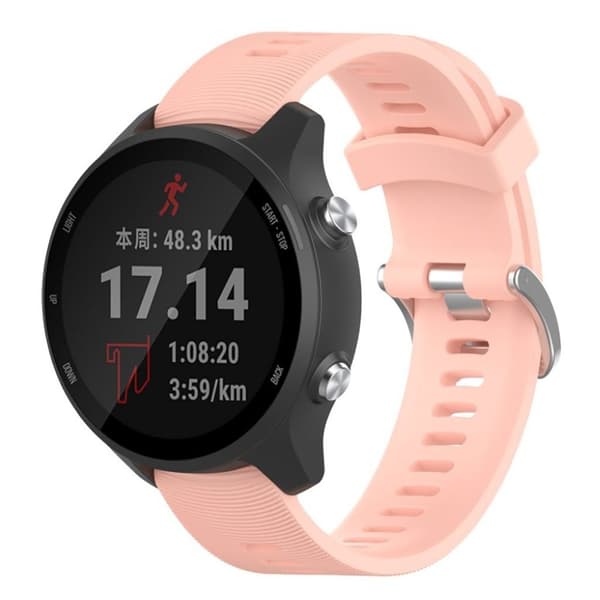 Garmin Forerunner 245 silikone Urrem - Lyserød Pink