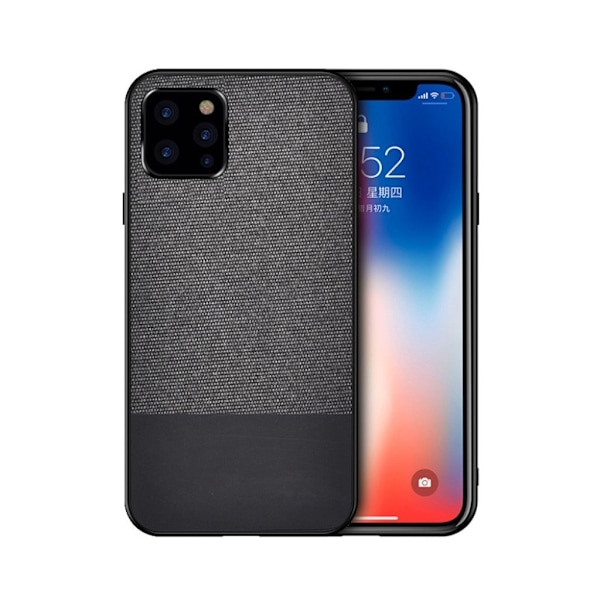 Berlin iPhone 11 Pro Max deksel - Svart / Cloth + PU stil Black