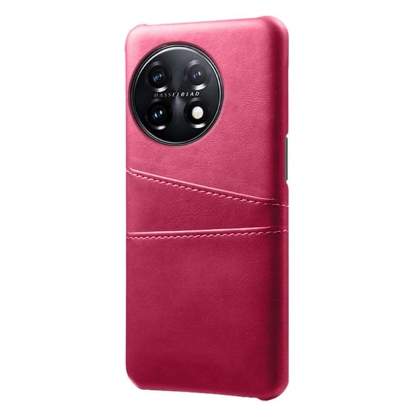Dual Card Fodral OnePlus 11 - Rose Rosa