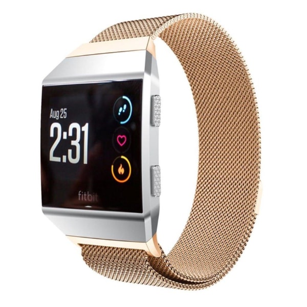 Fitbit Ionic rem i rustfri stål - Rosa guld Pink