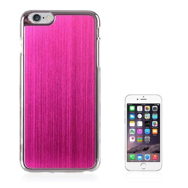 Børstet aluminiumsark Bump-resistent hård skal iPhone 6 Plus / 6 Pink