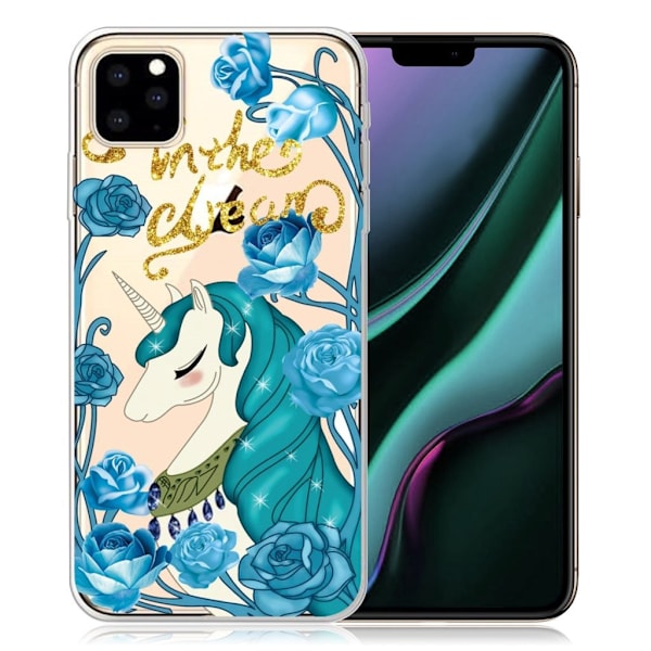 Deco iPhone 11 Pro Max deksel - enhjørninger Blue