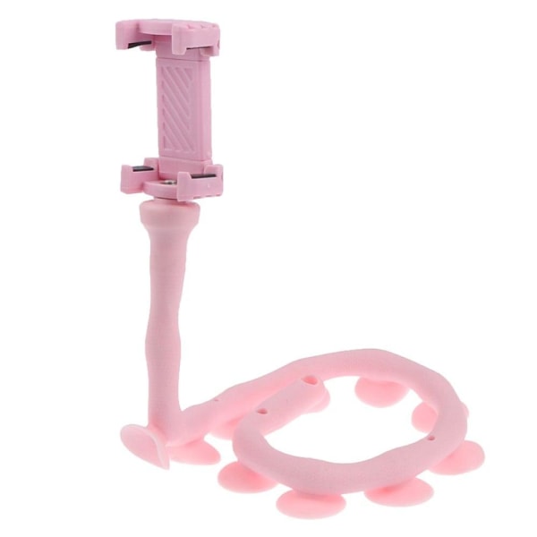 Universal caterpillar style phone mount holder - Pink Rosa