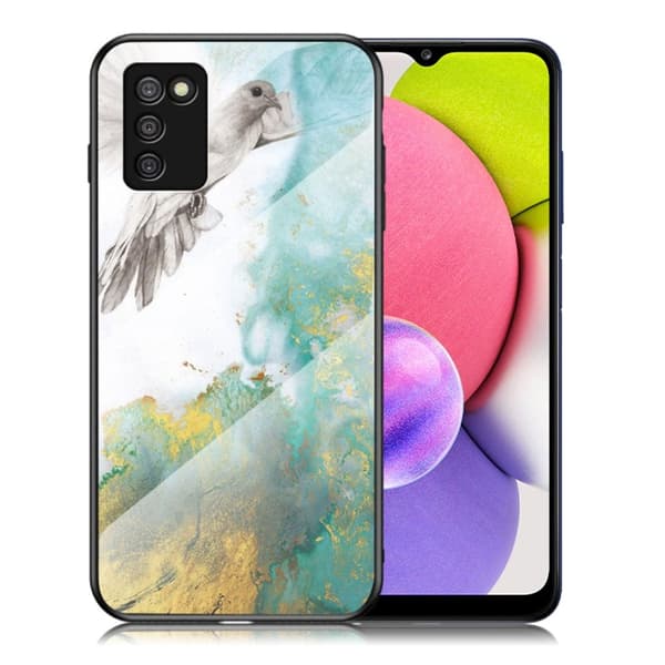 Fantasy Marble Samsung Galaxy A03s Deksel - Flying Due Klinkekule Multicolor